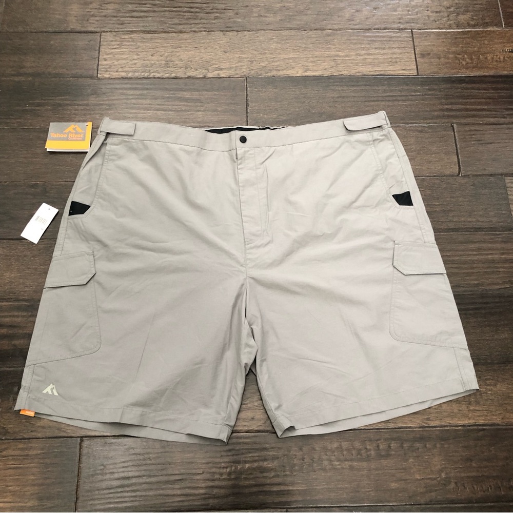 Tahoe River Outfitters Shorts Mens 52 Waist Gray Outdoors UPF Protection No Fade
